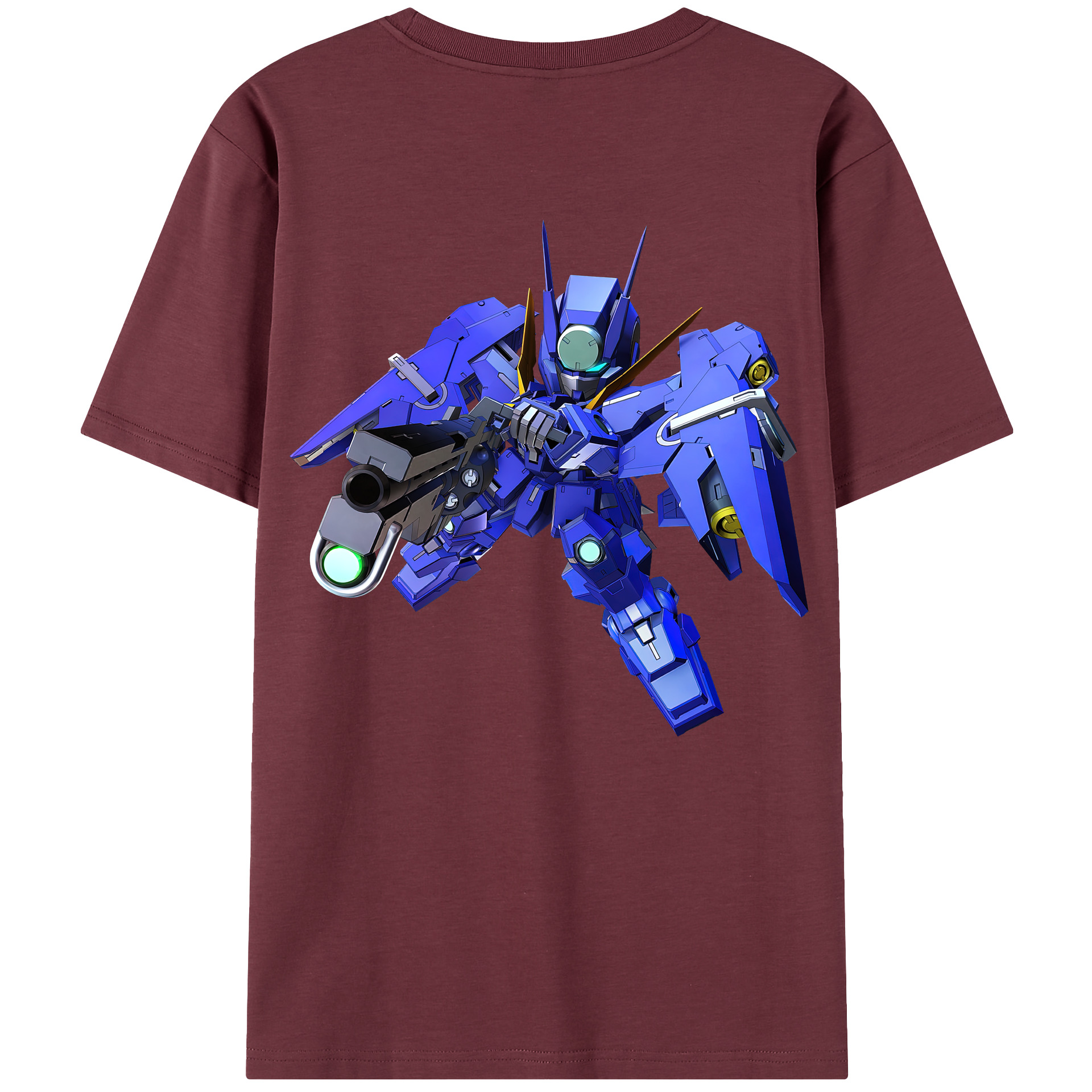 （画像用） 機動戦士ガンダム Mobile Suit Gundam 綿100％半袖Tシャツ（背面プリント）